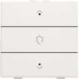 Single dimming control for Niko Home Control with LEDs, white