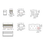 PCB terminal block 1.5 mm² Pin spacing 3.5 mm gray