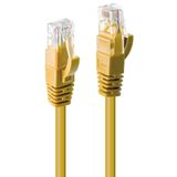 20m Cat.6 U/UTP Network Cable, Yellow RJ45, M/M, 250MHz, Copper