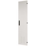 Section wide door, ventilated, right, HxW=2000x425mm, IP42, grey