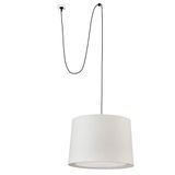 CONGA PENDANT LAMP WITH PLUG E27 ø500*350*ø450 BEI