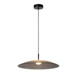 Lucide MENGA - Hanglamp - Ø 60 cm - LED Dimb. - 1x18,6W 2700K - Fumé