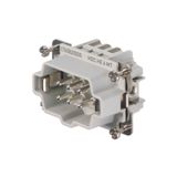 Contact insert (industry plug-in connectors), Male, 500 V, 24 A, Numbe