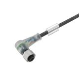 Sensor-actuator Cable (assembled), One end without connector, M12, Num