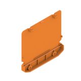 End plate, IP20 in installed state, PA 66, orange, Width: 21.5 mm