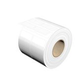 Device marking, Self-adhesive, halogen-free, 38 mm, Polyester, white