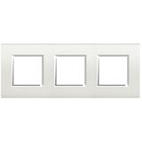 LL - COVER PLATE 2X3P 71MM WHITE