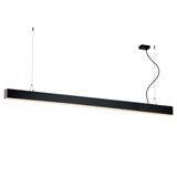 Linear Suspended L2260 3000K Black Dim. Station Ul