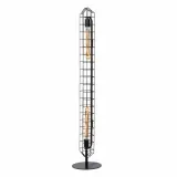 LATTICE Floorlamp E27/40W Black