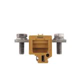 Feed-through terminal block, Threaded stud connection, 95 mm², 1000 V,