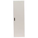 Metal door, for HxW=2060x600mm, Clip-down handle, white