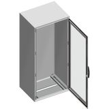 Spacial SFP 2000x700x600mm, IP 55, RAL7035, glazed door for Prisma P system