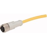 Connection cable, 4p/3Ltg, DC current, coupling M12 flat, open end, L=10m