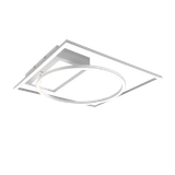 Downey LED ceiling lamp matt white