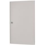 Sheet steel door with rotary door handle HxW=1200x600mm