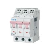 Miniature circuit breaker (MCB) with plug-in terminal, 2 A, 3p, characteristic: C
