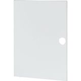 Replacement door, white, 2-row, for flush-mounting (hollow-wall) compact distribution boards