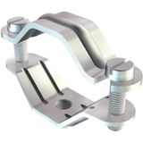 2073 M6 G  Spacer clip, with connecting thread M6, 44-60mm, Steel, St, galvanized, DIN EN 12329