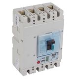 MCCB DPX³ 630 - S2 elec release + central - 4P - Icu 100 kA (400 V~) - In 630 A
