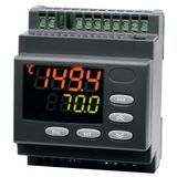 Digital temperature controller for DIN rail mounting, -200..1600C/F, AC95-240V, for Pt 100