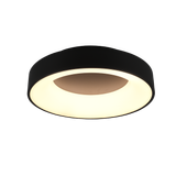 Girona LED ceiling lamp 45 cm matt black