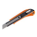 Construction knife, with auto lock, segmented blade, 18 mm