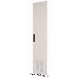 Cable area door, ventilated, IP42, MCC, right, HxW=2000x425mm, grey