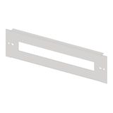 Slotted front plate 2G3K plastic, 21MW