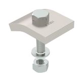 KWS 10 A2 Clamping profile with hexagon screw, h = 10 mm 60x50