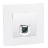 RJ45 socket Niloé category 6 FTP with éclat (white) cover plate