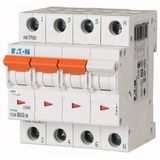 Miniature circuit breaker (MCB), 63 A, 3p+N, characteristic: B