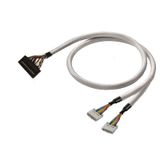 PLC-wire, Digital signals, 10-pole, Cable LiYY, 4 m, 0.14 mm²