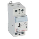 Power contactor CX³ - with 24 V~ coll and handle - 2P - 250 V~ - 63 A