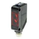 Photoelectric sensor, rectangular housing, red LED, limited-reflective