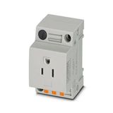 Socket outlet for distribution board Phoenix Contact EO-AB/PT/F 125V 6.3A AC