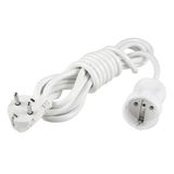 Accessories White Earthed Extention Cable 10 meter