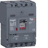 Moulded Case Circuit Breaker h3+ P160 TM ADJ 3P3D 100A 40kA CTC