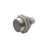 Proximity switch, E57 Premium+ Short-Series, 1 N/O, 2-wire, 40 - 250 V AC, M30 x 1.5 mm, Sn= 10 mm, Flush, Stainless steel, Plug-in connection M12 x 1