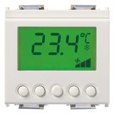 Fan-coil thermostat white