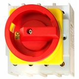 Emergency-Stop Main Switch 4-pole 4 hole mounting 40A 16kW