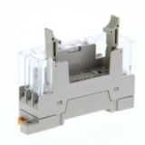 Socket, DIN rail/surface mounting, 10 pin, screw terminals, for G7SA 4