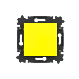 3902H-A00001 64W Cable Outlet / Blank Plate / Adapter Ring Blind plate None yellow - Levit