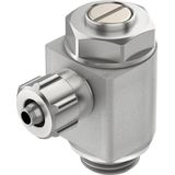 GRLZ-1/4-PK-4-B One-way flow control valve