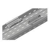 CABLE TRAY WITH TRANSVERSE RIBBING IN GALVANISED STEEL - BRN50 - PREASSEMBLED - WIDTH 395MM - FINISHING Z275