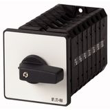 Reversing multi-speed switches, T5B, 63 A, flush mounting, 7 contact unit(s), Contacts: 12, 45 °, maintained, With 0 (Off) position, 2-1-0-1-2, Design