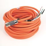 Cable, Motor Power, 1000V Hybrid, 6 Conductor, 14AWG,  15m