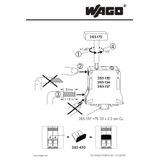 Stickers for operating instructions for 50 mm² high-current tbs