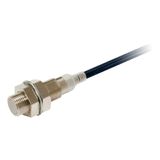 Proximity sensor, inductive, brass-nickel, M12, shielded, 2 mm, NC, 5