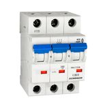 Miniature Circuit Breaker (MCB) C, 25A, 3-pole, 40ø C, 6KA