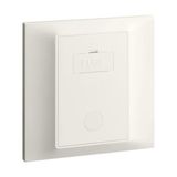 Belanko S unswitched Fused Connection Unit + cord outlet - Ivory